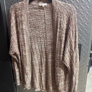 Maurices Textured Brown Cardigan